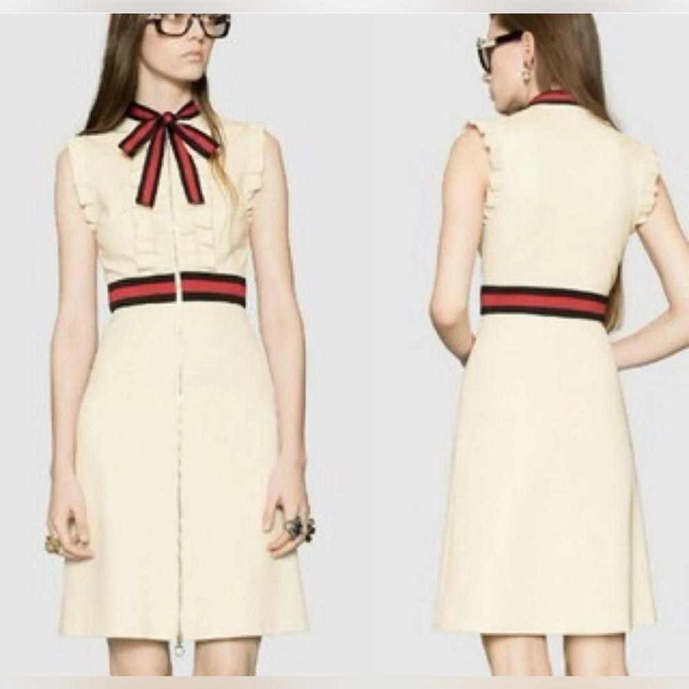 Gucci Cream Ivory Stretch Jersey size Small - Picture 2 of 14